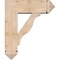 Ekena Millwork Funston Arts and Crafts Smooth Bracket w/ Offset Brace, Douglas Fir, 7 1/2"W x 22"D x 26"H BKT0806X22X26FST03SDF - alternate 4